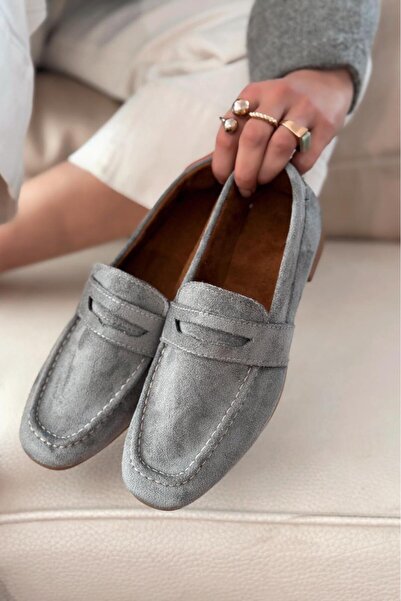 I Love Shoes Orvino Gray Suede Daily Women's Ballerinas