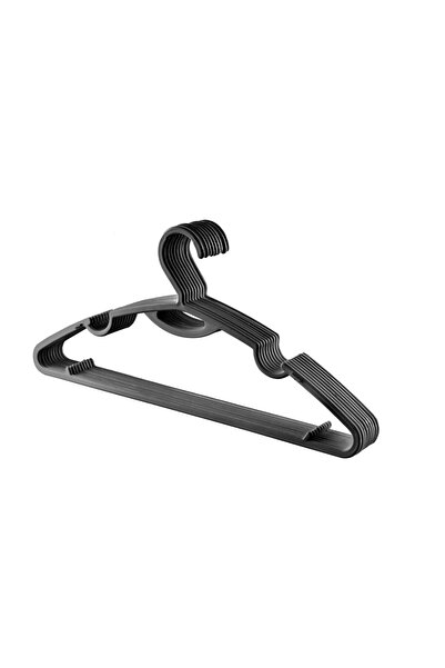 Proff شماعات ملابس رفيعة 9 قطع باللون الأسود