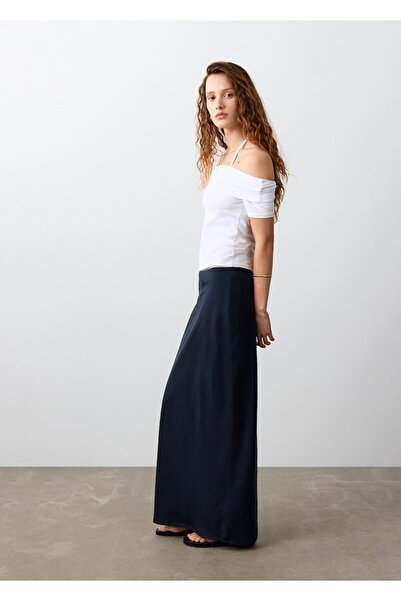 Mango Teen Uzun lyocell etek