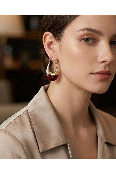 Dorvina Brass Vip Series Anti-Tarnish Jewelry Gold Color Burgundy Grape Model...