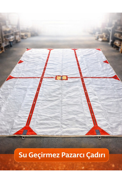 erta 2 METRE X 4 METRE İTHAL PANAYIR - PAZAR SERGİ ÇADIRI 220 Gr 1. KALİTE