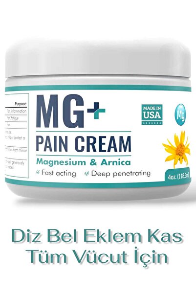 ULFİSU COSMETİCO MG Magnezyumlu Ağrı Giderici Masaj Kremi - Magnesium Cream