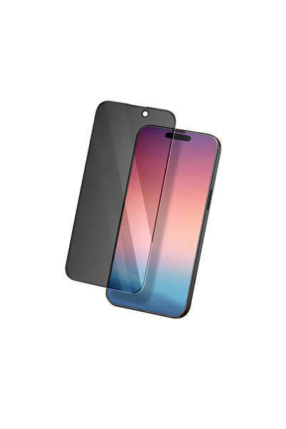 Iphone 17 Pro Max Uyumlu Kırılmaz PRIVACY Hayalet Cam Tam Kaplayan Ekran Koruyucu