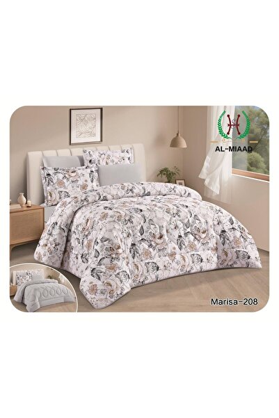 ALMIADD Marisa Summer Double Bedspread Set, 6 Pieces, Puffy, Floral, Double-S...