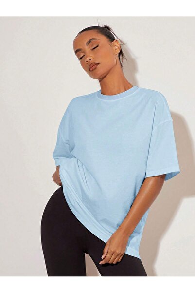 MONFİ تي شيرت نسائي برقبة دائرية