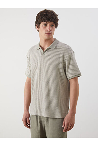 LC Waikiki RMZ GİYİM FARKİLYA Tricou bărbătesc cu guler tip Roba Devrik