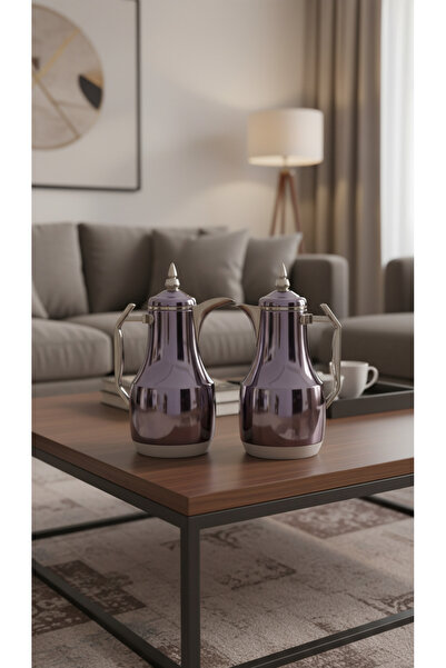 Generic 1-liter tea or coffee thermos set