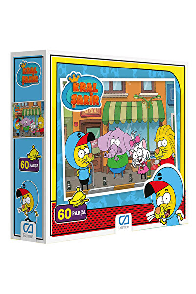 MATMEL 3 Pcs Kral Şakir Puzzle 60 Pieces Ca 5095