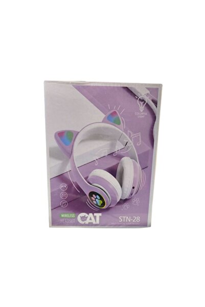 Besay Toys Led Işıklı Kedi Kulaklı Bluetooth Kulaklık STN-28