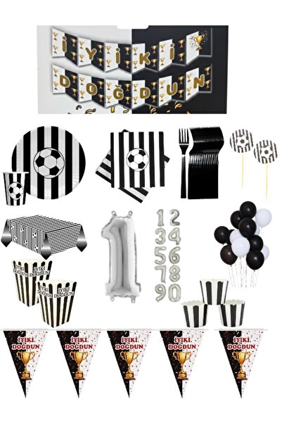 CAVAŞ sun hat Balon din folie cu numere pentru fani BLACK AND WHITE, opțiune ...