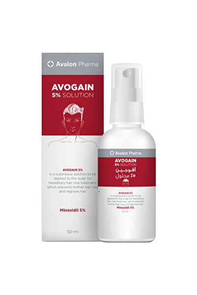 AVALON محلول أفوجين 5% × 3 قطع