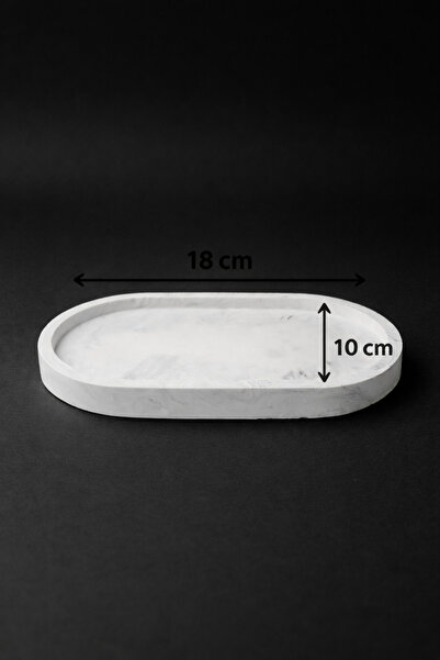 lufen deco Marble Patterned Presentation Tray Decorative Accessories
