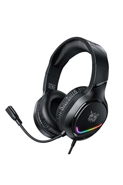 Onikuma X31 Professional Wired Gaming Headset with RGB Stereo Lighting and Mi...