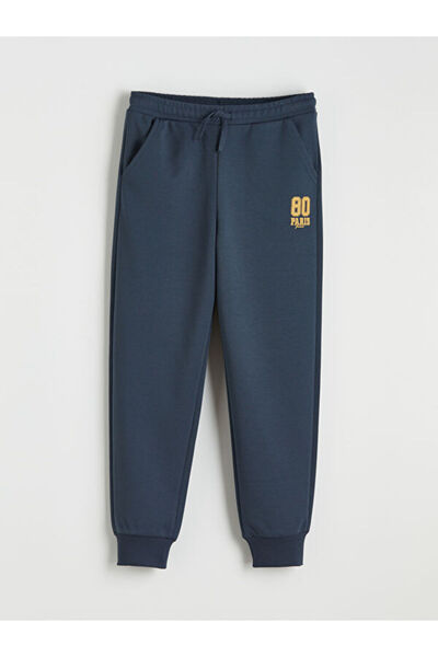 LC Waikiki Rmz Gi̇yi̇m Farkiyla Paris Ba Printed Men's Children's Sweatpants