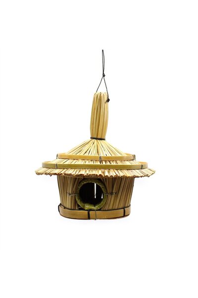 OEMS SmallRound Birdhouse from Sea Grass-17X17cm