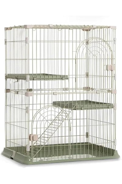 Genaric Tabala 2-Tier Cat Cage with Climbing Ladder
