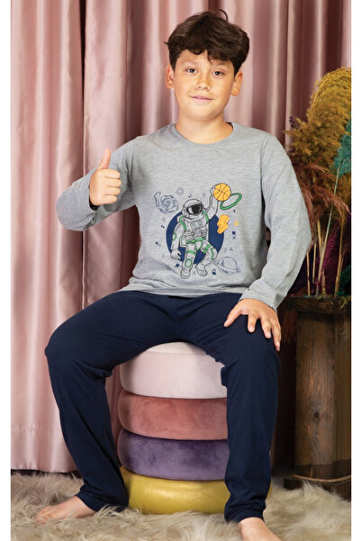 Pyjama Familya Set de pijamale subțiri cu mânecă lungă pentru băieți, cu figu...