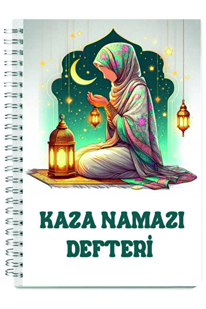 Okul Materyali 20 Yıllık Kaza Namazı ve Oruç Kazası Defteri