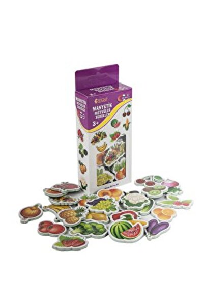 Dıytoy Yayınları Magnetic Fruits Vegetables (5 Pcs)