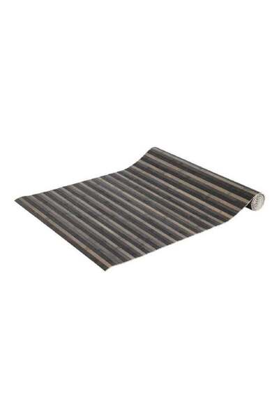 Decowell Anti Slip Base Bamboo Backing Mat Brown 70 x 180 cm