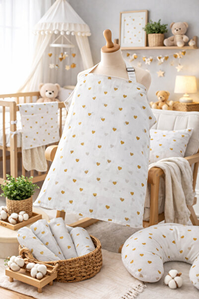 Babycitytr Emzirme Önlüğü %100 Pamuk Müslin – Hafif, Terletmeyen, Anne Bebek ...