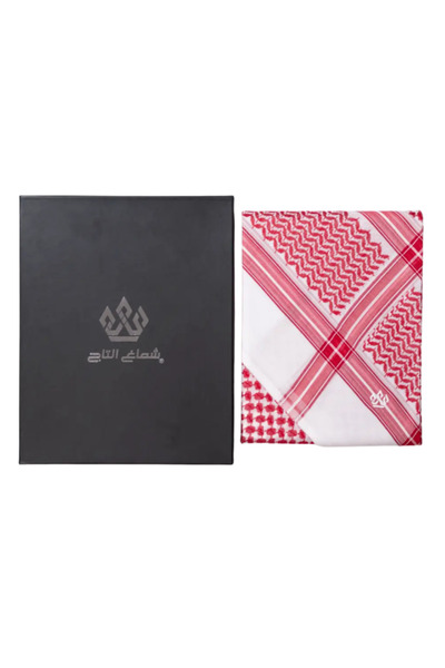 First Life The Crown Classic Red Shemagh, 2026 Edition - A luxurious traditio...