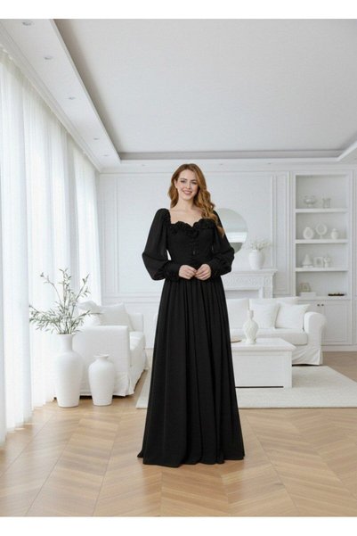 alqarat The "Evelyn" Floral Corset Gown