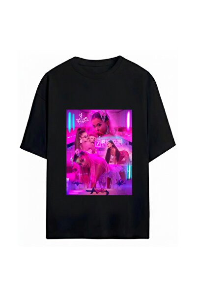 SVART WEAR Ariana Grande Printed Unisex Oversize 100% Cotton T-Shirt
