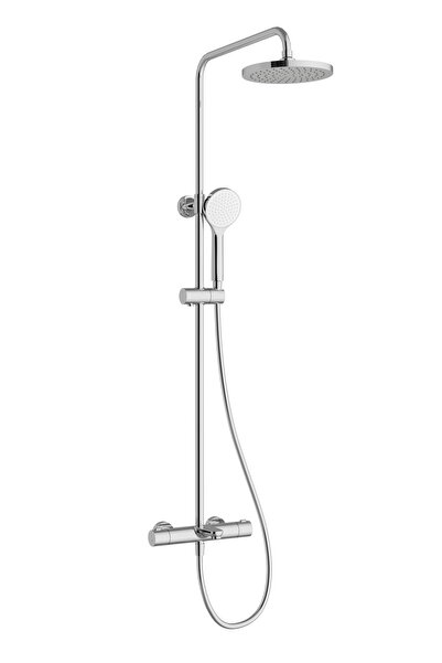 Artema Joy Round Termostatik Banyo BataryalıDuş Sistemi Krom A47297