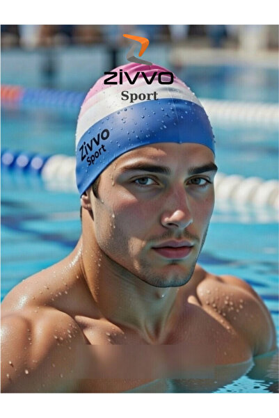 Zivvo Καπέλο κολύμβησης από χοντρή σιλικόνη για πισίνα και θάλασσα Unisex