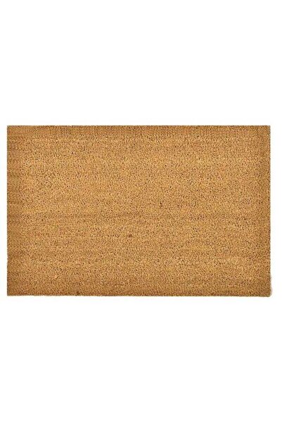 Luance Coir Coco Fiber Rectangular Door Mat Brown 33 x 60 cm