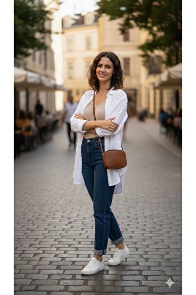 RMY MODA Ayarlanabilir Askılı Minimalist Kare Omuz Çantası