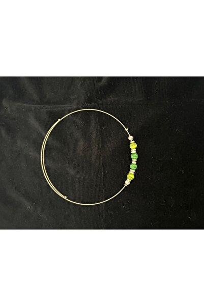 ELUNE İSTANBUL Elune Verde – Minimal Green Stone Detailed Wire Kokye
