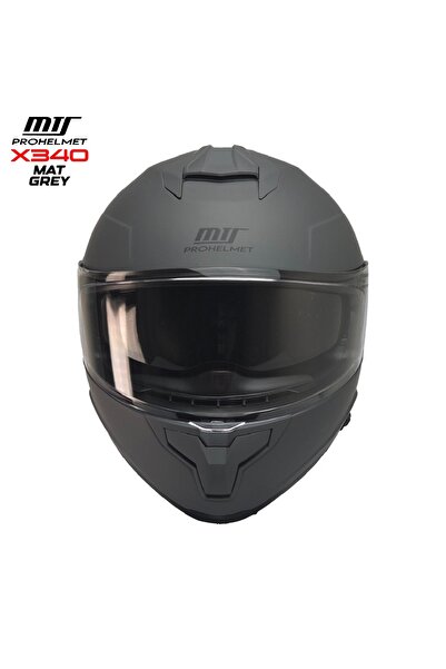 MTS X340 MAT GRİ FULL FACE KASK