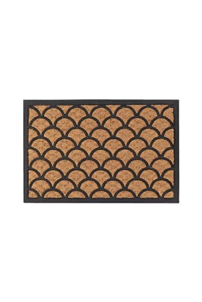 Generic Sally Waves Door Mat Black and Brown 40 x 60 cm