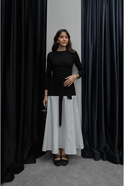 Havoş Black Tie Detailed Dress