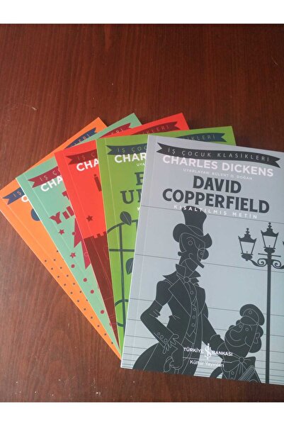 TÜRKİYE İŞ BANKASI KÜLTÜR YAYINLARI Charles Dıckens Kitap Serisi ( 5 Kitap Set )