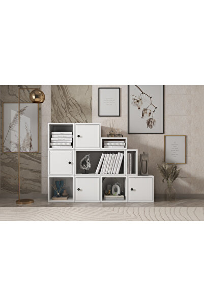 nettrends.net the new trend of shopping Asimetrik Merdiven Kitaplık - Kapaklı...