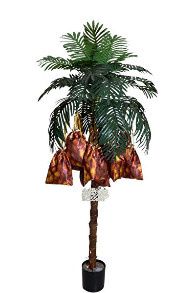 Generic Palm tree, distribution bags decorated with dates