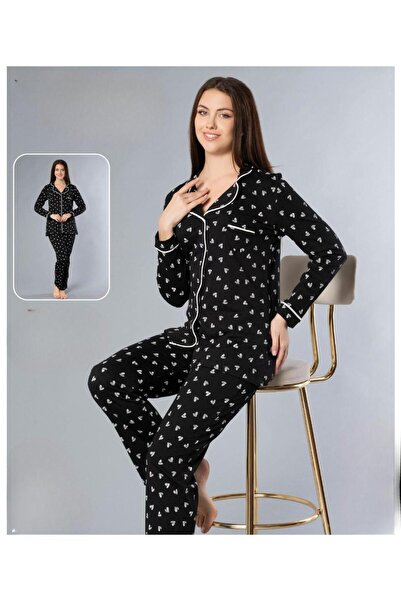 kapbirtane Melodi Women's Standard Fit 100% Cotton Front Buttoned Long Sleeve...