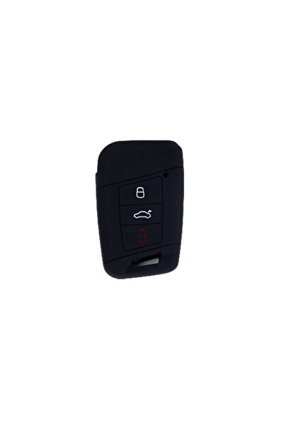 AUTOTOB Silicone key cover VW Passat Golf 7 Skoda Superb, black