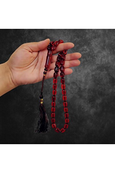 alomran orientals Classic Bakelite prayer beads – a sophisticated burgundy color