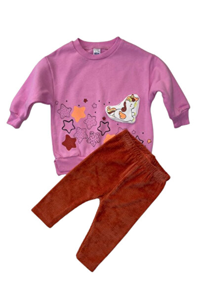 GENERAL Girls' winter two-piece set, ages 3-18 months - Made in Turkey