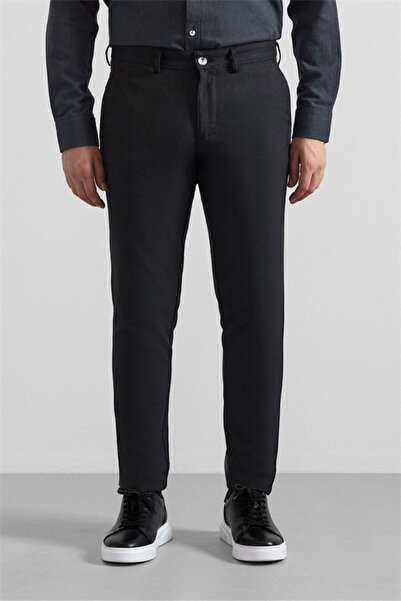 SÜVARİ Siyah Slim Klasik Pantolon