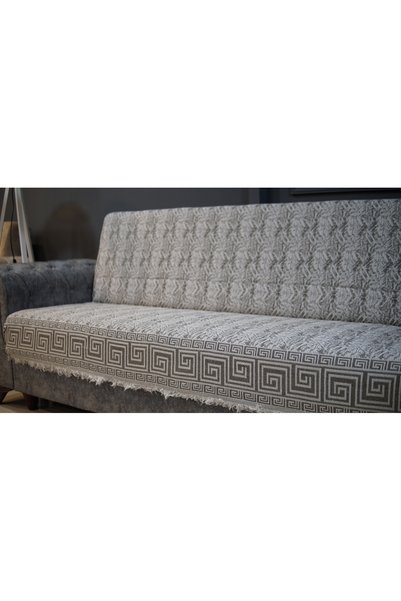 Tfnhometr Cotton Non-Slip Sofa Cover - 170 X 210 cm - Beige - Pp Patterned