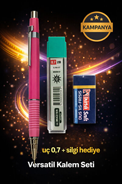 W-Design 1 Piece 0.7 Versatil Pen + 1 Piece 0.7 Tip + 1 Piece Eraser Set of 3