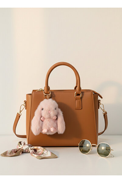 D&D Storee Peluş Tavşan Çanta Charmı Modern Tasarım Aksesuar