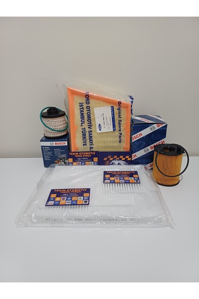 OEM Ford COURİER 1.5 1.6 TDCI 2018 MODEL SONRASI FİLTRE BAKIM SETİ