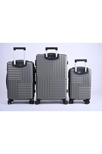 MAC CENTER 4-piece hard-shell luggage set – TSA lock – 360° wheels