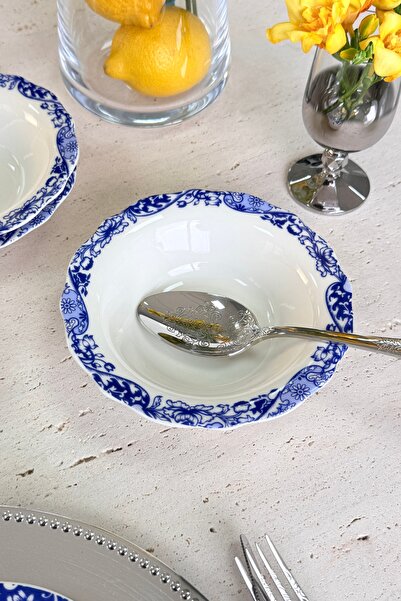 porselenden Carbon Blue 6-Person 16 cm Special Design Premium Porcelain Soup ...